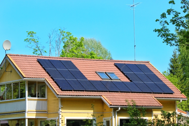 太陽光発電の家